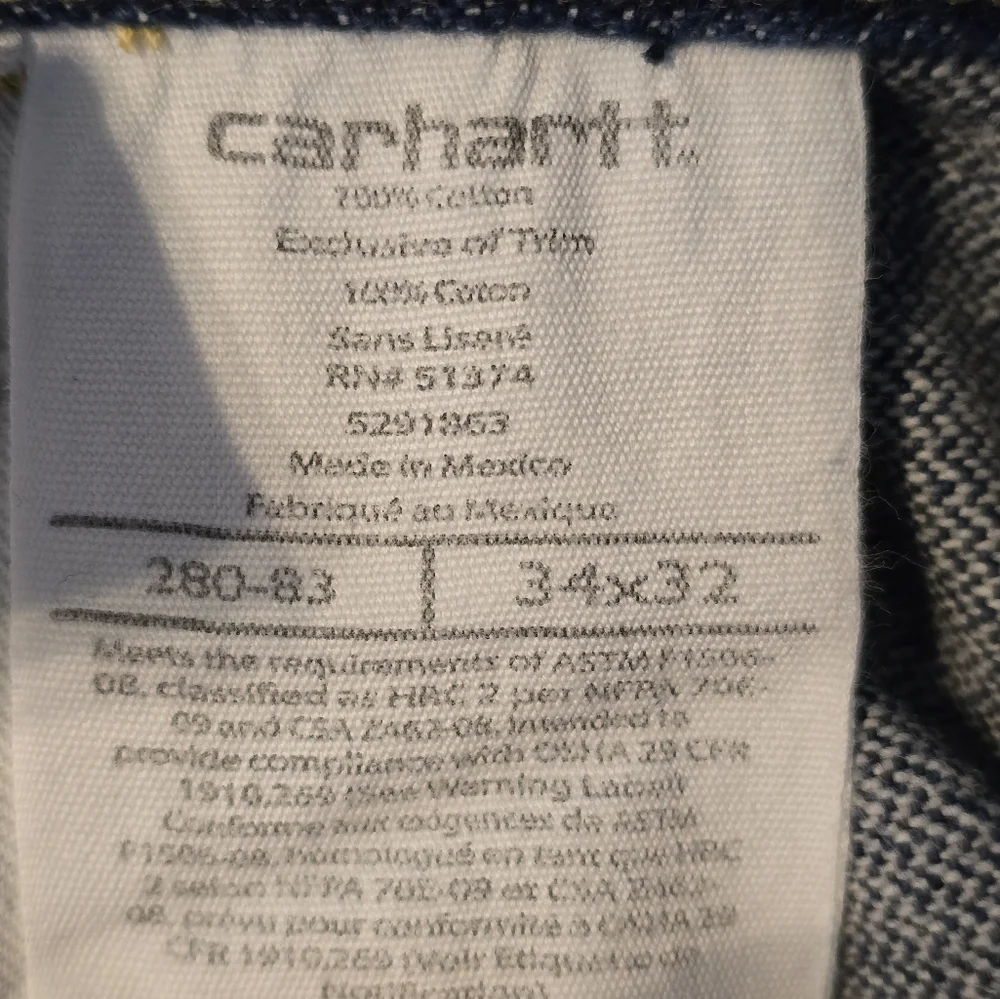 Carhartt FR Flame Resistant Denim Jeans NFPA 2112 Workwear Utility Pants